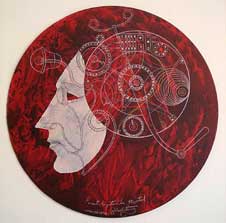 Carlos Estévez, «Prestidigitacion mental», óleo sobre tela, 2007.