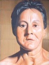 Martha Pacheco, «Exiliados del imperio de la razón II», óleo sobre tela, 1998.