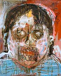 Juanito Conte Zunini, «Reprimido mal», óleo sobre tela, 2009.