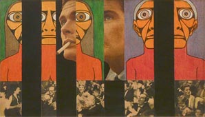 Ruisdael Suarez,«No.1»,  técnica mixta, 1965.