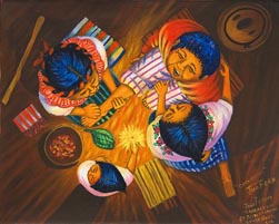 Juan Fermin Gonzalez,«Cura huesos», óleo sobre tela, 2005.