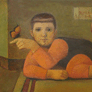 Reynaldo Fonseca, «Niño con mariposa» óleo sobre tela, 2008.