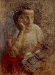 Miguel Diomede, «Estefanía», óleo sobre tela, 1953.