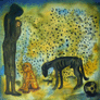 Saúl Zariñán López, «Contrastes» óleo sobre tela, 2010