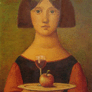 Reynaldo Fonseca, «Vino y manzana», óleo sobre tela, 2008.