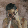 Montse Valdés, «Búsqueda interior», detalle, óleo sobre tela, 2011.