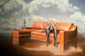 Ezequiel Ricavet, «Sin título», óleo sobre tela, 2008.