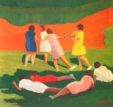 Petrona Viera, «Recreo», óleo sobre tela, 1930.