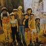 Carlos Manuel Salazar Ramirez, «Los niños felices...!», óleo sobre tela, 2008