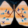 Jordi Bofill, «Limpiando los pulmones», acrílico sobre tela, 2008.