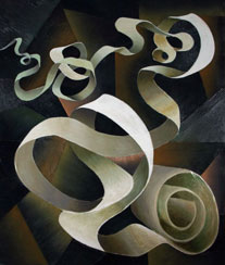 Mario Eduardo Perrone, «La cinta», óleo sobre tela, 2010.