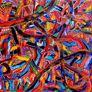 Jacinto González Gasque, «Abstracto nº 12», acrílico sobre tela, 2014.