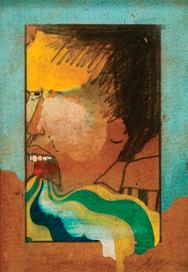 Carlos Vergara, «Sin título», óleo sobre tela.