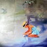 Adrián Arguedas Ruano, «El caracol», óleo sobre tela, 2011.