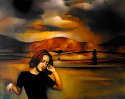 Gerardo Aragón, «El día eterno», óleo sobre tela, 2008.