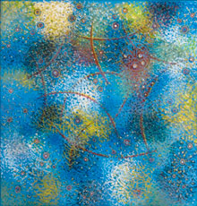 Libero Badii, «Buen tiempo», óleo sobre tela, 2001.