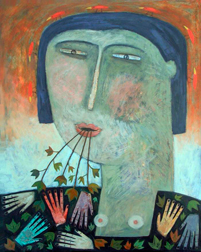 Alejandra Miranda, «Hiedra», acrílico sobre tela, 2007.