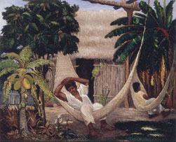 Ramón Cano Manilla, «Siesta», óleo sobre tela 1926.