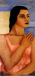 Manuel L. Lozano, «Paloma», óleo sobre tela, 1929.