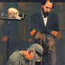 Arturo Rivera, «El cirujano y el pintor» óleo sobre madera, 1999.