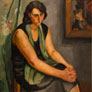 Pedro Domínguez Neira, «Retrato», óleo sobre tela, 1929