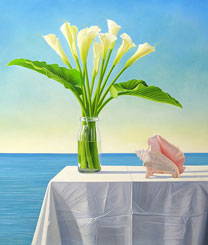 Edgar Soberón, «Alcatraces», óleo sobre lino, 2010.