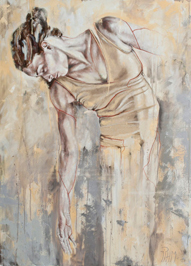 Pablo Hurtado Montero, «El sueño», óleo sobre tela, 2012.