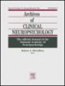 Archives of Clinical Neuropsychology