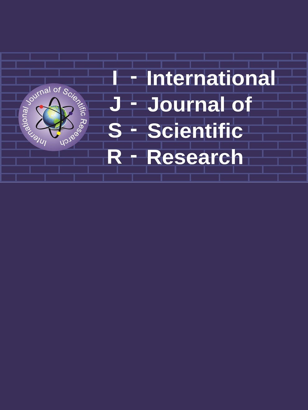 International Journal of Scientific Research