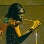 Arturo Rivera, «El hilo», óleo sobre tela, 2005.