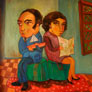 William Hernández Molina, «La espera», acrílico sobre tela, 2007.