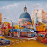 José Canals, «La redonda de Belgrano», óleo sobre tela, 1997.