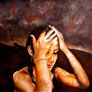 Ian Francisco Soriano, «La huida de Pompeya» óleo sobre tela, 2010.