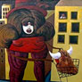 Hernandez Guerrero, «La dama loca», acrílico sobre tela, 2009.