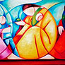 Oscar Sir Avendaño, «Madres», óleo sobre tela, 2011.
