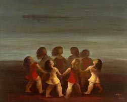 Orlando Rabello Teruz, «Ronda», óleo sobre tela.