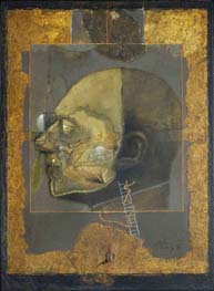 Arturo Rivera, «Escalera», óleo sobre tela, 1995.