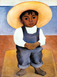 Diego Rivera, «Retrato de Ignacio Sánchez» óleo sobre tela, 1927.