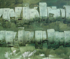 Franklin Álvarez, «Sin título», óleo sobre tela, 2007.