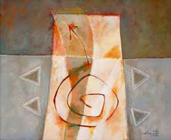 Juan Carlos Conti, «Sin título», óleo sobre tela.