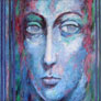 Juan Moreno Chamizo, «Azul», acrílico sobre tela, 2010.