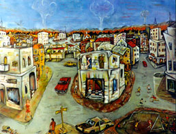 Bruno Muzzillo, «Horizonte ignorado», óleo sobre tela, 2000.