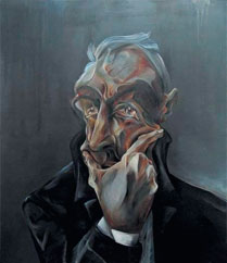 Pablo López, «Duda», óleo sobre tela, 2008.