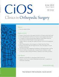 Clinics in Orthopedic Surgery