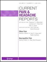 Current Pain and Headache Reports