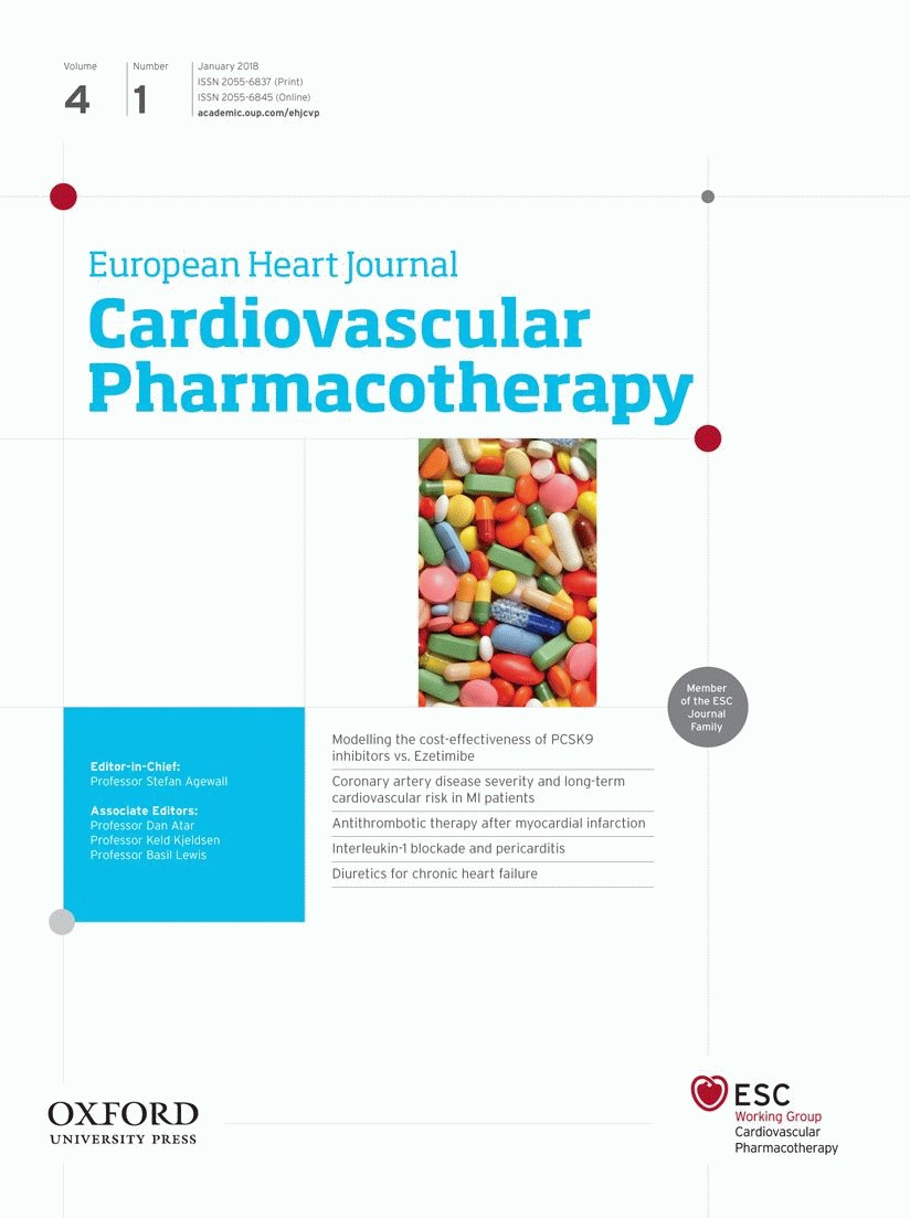 European Heart Journal. Cardiovascular Pharmacotherapy