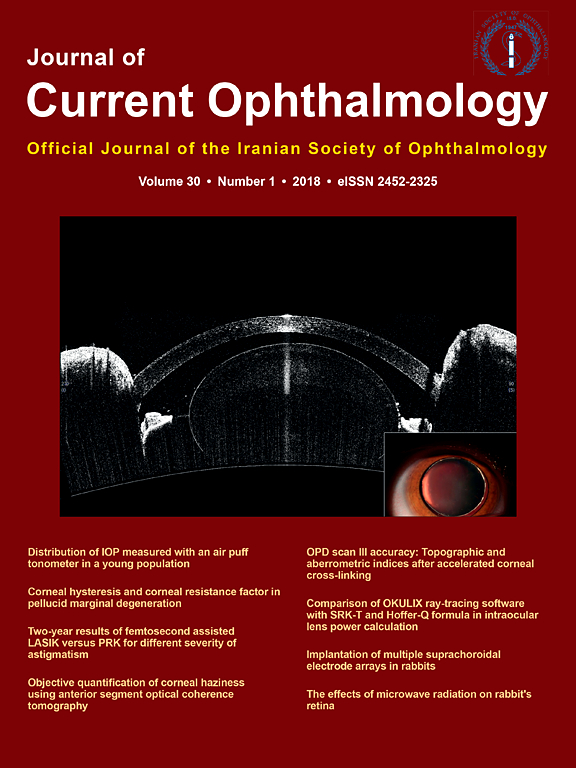Journal of Current Ophthalmology
