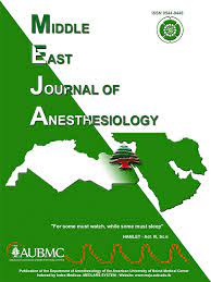Middle East Journal of Anaesthesiology