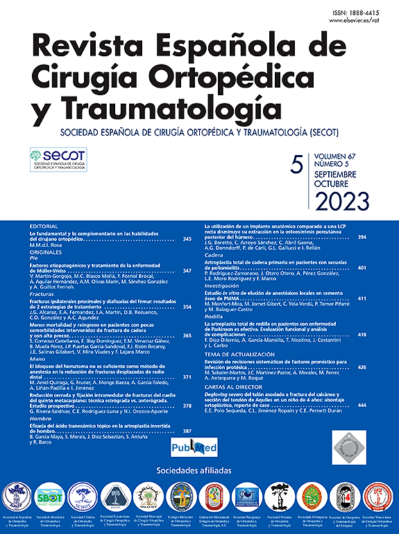 Revista Española de Cirugía Ortopédica y Traumatología