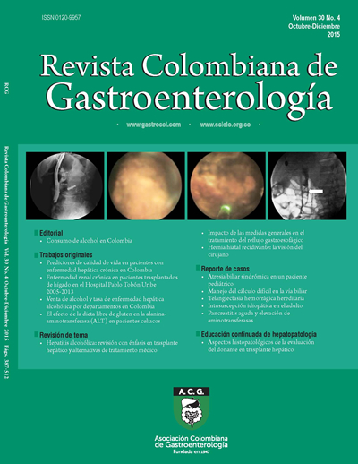 Revista Colombiana de Gastroenterología